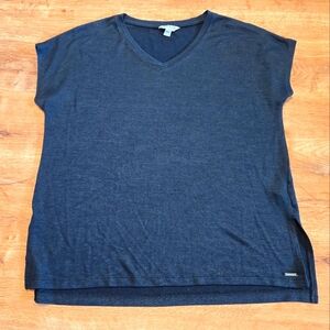 Orvis Black V-Neck Short Sleeve Tee